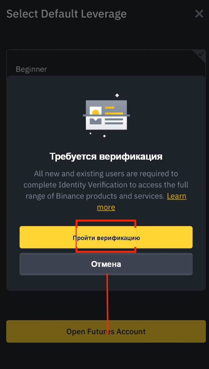 Выбор опытного пользователя с плечом 20x на Binance